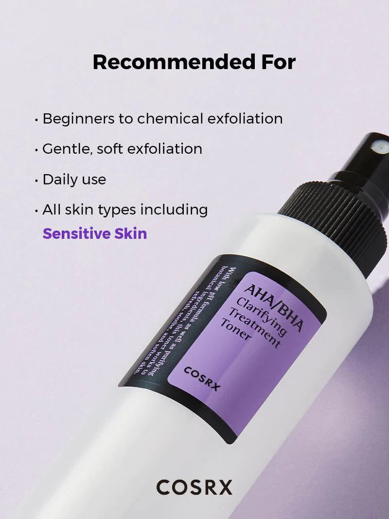 AHA/BHA Clarifying Treatment Toner - cleansing toner with AHA/BHA acids