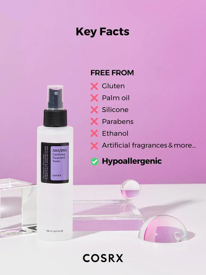 AHA/BHA Clarifying Treatment Toner - cleansing toner with AHA/BHA acids