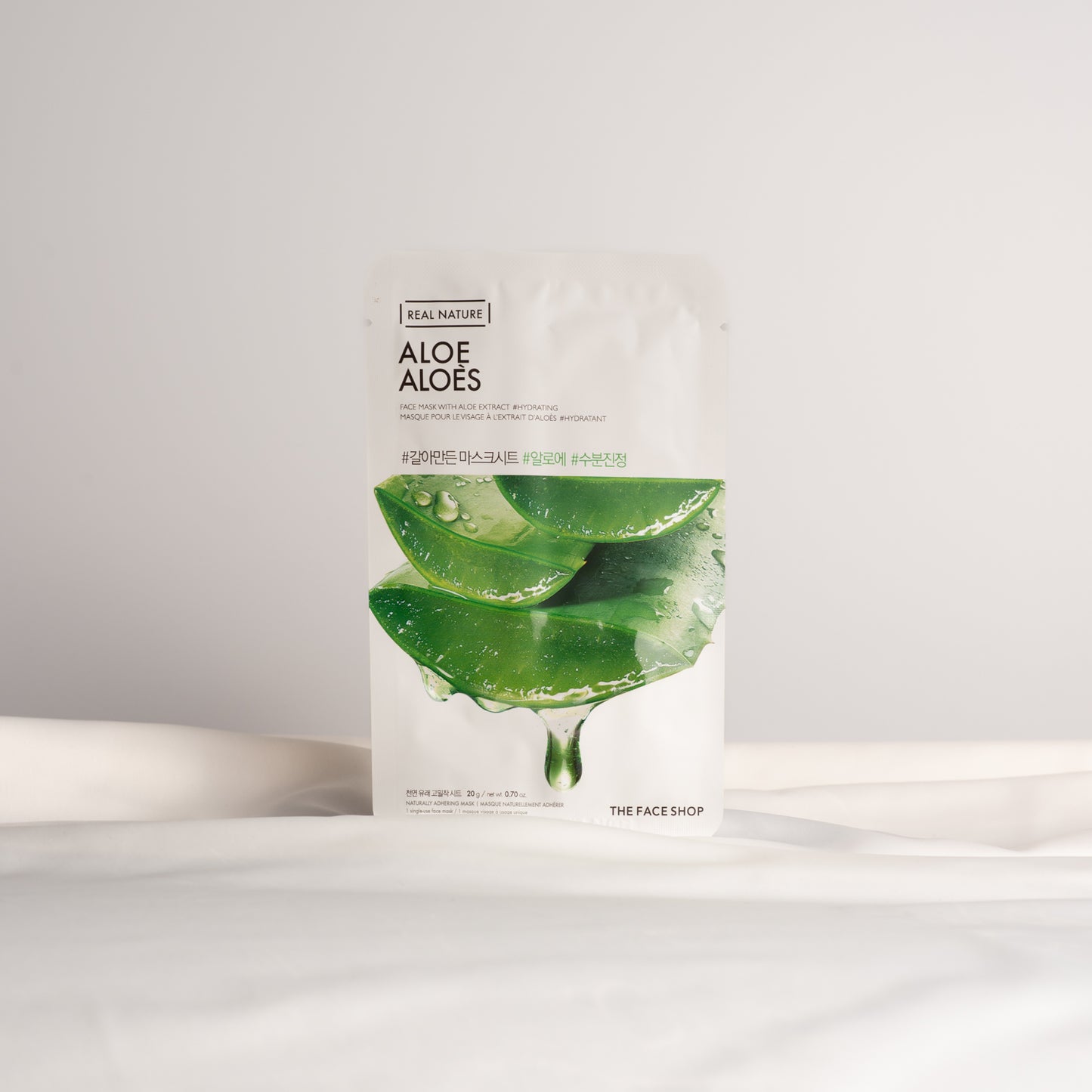 Real Nature Face Mask (Aloe Vera) - pleťová maska s aloe vera