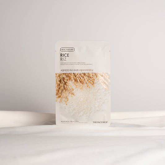 Real Nature Face Mask (Rice) - pleťová maska s extraktem z rýže